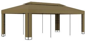 VidaXL Kerti Pavilon - Dupla Tető - 3x6m