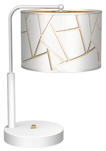 Milagro Asztali lámpa ZIGGY 1xE27/60W/230V fehér/arany MI1563