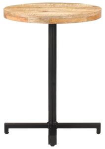 VidaXL kerek nyers mangófa bisztróasztal Ø60 x 75 cm