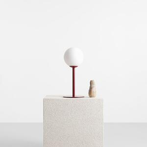Aldex modern asztali lámpa pinne fehér piros ald1080b15