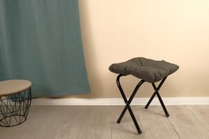 Állítható fotel lábtartóval Dark Grey Perfetto