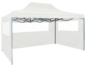 VidaXL Összecsukható Sátor - Fehér - 3x4,5m