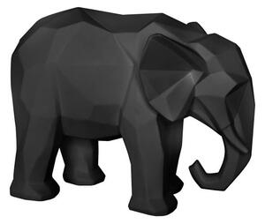 Origami Elephant matt fekete szobor - PT LIVING