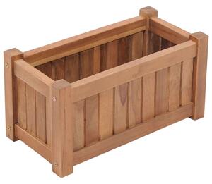 VidaXL tömör tíkfa magaságyás 50 x 25 x 25 cm