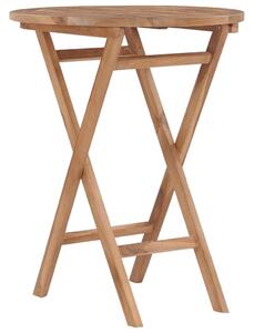 VidaXL Teakfa Összecsukható Kerti Asztal - 60 cm