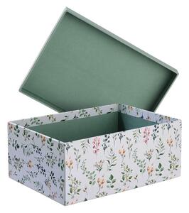 MIA FLEUR tároló doboz, virágmintás A5