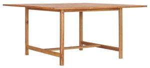 VidaXL tömör tíkfa kerti asztal 150 x 150 x 76 cm