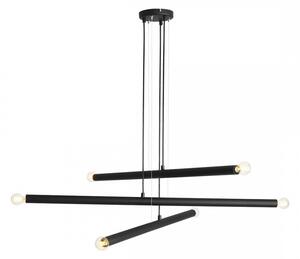 Aldex modern függeszték tubo fekete ald1072k1