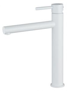 Mexen Elba magasított fürdőszobai mosdó csaptelep - fehér (74110-20)