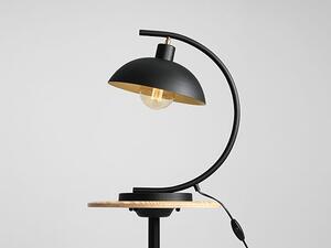 Aldex modern skandináv asztali lámpa espace fekete ald1036b1