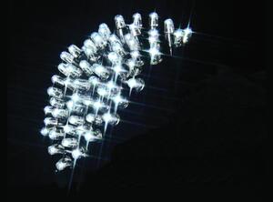 PROFI kültéri LED világítás, 50 LED, 5 m, hideg fehér, soros bekötés