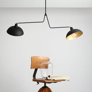 Aldex modern skandináv függeszték espace fekete arany ald1036h1