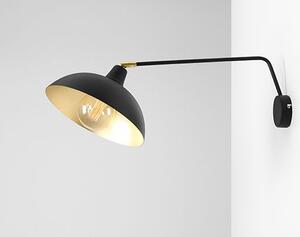 Aldex modern skandináv fali lámpa espace fekete ald1036c1