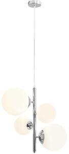 Aldex modern függeszték bloom fehér króm ald1091l4