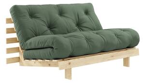 Roots Raw/Olive Green zöld kinyitható kanapé - Karup Design