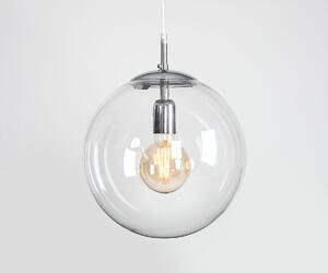 Aldex modern függeszték globo króm átlátszó ald562g2