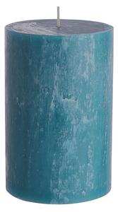 RUSTIC gyertya, kék 15cm