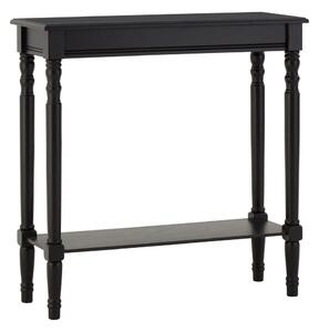 Fekete borovi fenyő konzolasztal 30x80 cm Heritage – Premier Housewares