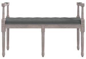 VidaXL sötétszürke szövet pad 110x40x70 cm