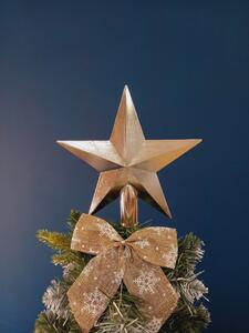 Karácsonyfa csúcsdísz - 20 cm csillag alakú SILVER