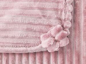 Rózsaszín ágytakaró 150 x 200 cm KAWERI