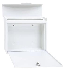 Monza acél postaláda, fehér