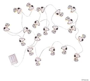 PEANUTS égősor Snoopy USB csatlakozóval, 20 LED égő