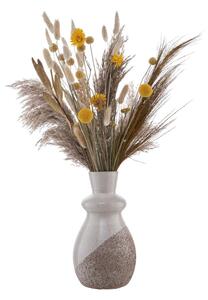 LIVIA váza, krémszín 25cm