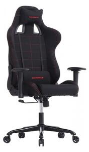 Ergonomikus állítható gamer szék (fekete/piros)