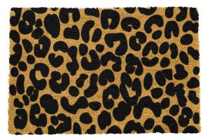 Leopard természetes kókuszrost lábtörlő, 40 x 60 cm - Artsy Doormats