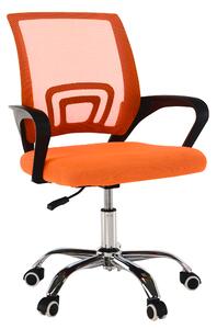 KONDELA Irodai szék, narancssárga/fekete, DEX 2 NEW