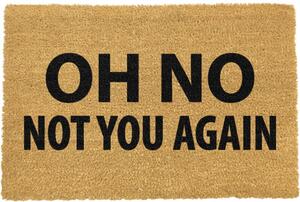 Not You Again természetes kókuszrost lábtörlő, 40 x 60 cm - Artsy Doormats