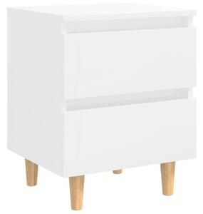 VidaXL Éjjeliszekrény Pár - Fehér - 2 db - 40x35x50cm