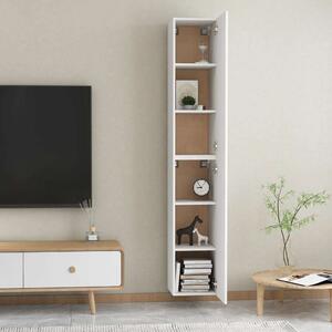 VidaXL Fehér Falra Szerelhető TV Szekrény Szett - 2 db - 90cm