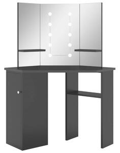VidaXL Sarok Sminkasztal - LED Világítás - 111x54x141,5 cm
