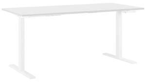 Szürke És Fehér Állítható Magasságú Asztal 160 x 70 cm DESTIN II