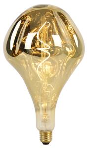Modern arany függőlámpa, csatlakozóval, LED lámpával szabályozható - Cavalux