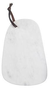 MARBLE márvány vágódeszka, fehér 30 x 20cm