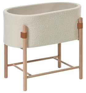Bézs babaágy Kave Home Adara 80 x 46 cm