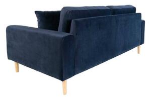 Lido 2,5 üléses kanapé kék bársony
