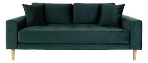 Lido 2,5 üléses kanapé zöld bársony