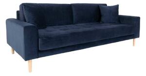Lido 3 személyes kanapé kék bársony