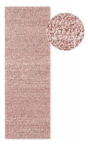 Törtrózsaszín kézi szövésű buklé futószőnyeg 80x200 cm Notting Hill Portobello – Ted Baker