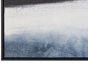 Fekete és kék keretezett kép 63 x 93 cm AZEGLIO