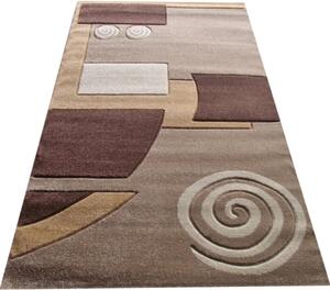 London modern nyírt szőnyeg Barna Bézs