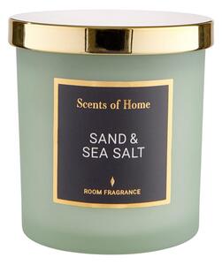 SCENTS OF HOME szójaviasz illatgyertya, homok & tengeri só