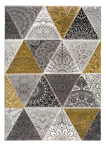 Amy Grey szürke-sárga szőnyeg, 160 x 230 cm - Universal