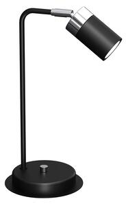 Milagro Asztali lámpa JOKER 1xGU10/25W/230V fekete/fényes króm MI1682