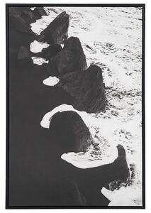 Fekete és fehér keretezett kép 63 x 93 cm SIZIANO
