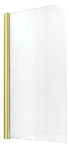 Mexen Felix nyitható kádparaván 70 x 140 cm - arany profil (890-070-001-50-00)